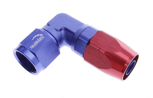 Picture of 90degrees. AN fitting - Red/Blue - Forged Elbow