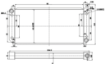 Picture of Radiator EXTREME Motorsport 1014x519x90 mm
