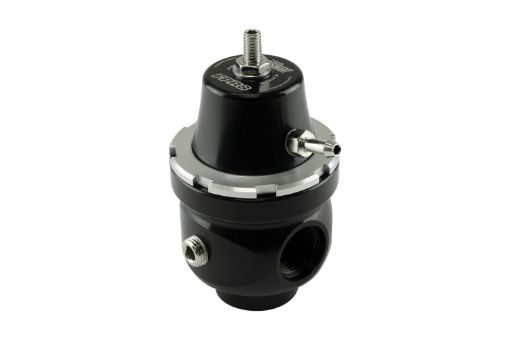 Picture of Turbosmart FPR8 EFI fuel pressure regulator 2x AN8 / 1x AN8 black/silver