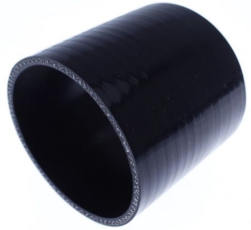 Picture of Straight silicone hose - Black 5 "- 127mm.