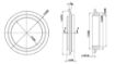 Picture of 3" V-Band Flange Outlet G42 G45 GT42 GTX42 GT45 GTX45 GT47 GTX47 GTX50 GTX55 G55