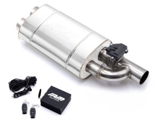Picture of Exhaust muffler with Cutout valve - 3"->2x2,5"
