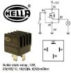 Picture of HELLA 4RA 931 774-031 12V 4-pin solid-state relay