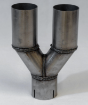 Picture of Exhaust Y-piece - Stainless 2½ "-> 2 pieces 2½" - Simons U2863110
