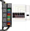 Picture of Fuse Box - 11 Fuses - 6x40 AMP Relays