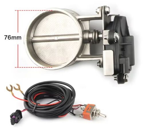 Picture of Electronic cutout - 3,5" / 89mm - With toggle switch