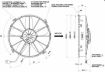 Picture of SPAL XTREME 12 "motorsport cooler fan - Suction - 30102038 - 1640 CFM