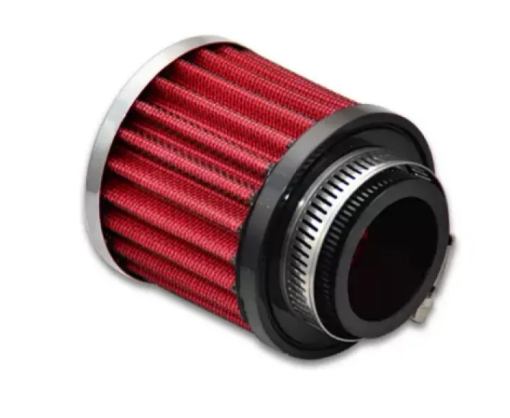 Picture of Vibrant Crankcase Breath Filter w/ Chrome Cap - 68mm Tall x 25mm ID