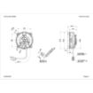 Picture of SPAL 3,8" - Suction -  VA32-A101-62A  - 210 m³/h