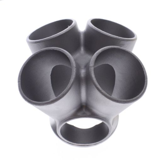 Picture of V-Band stainless steel collector for Garrett GTX / G25 / G30 - With 44mm Wastegate port