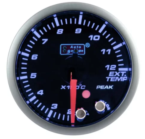 Picture of Autogauge EGT Exhaust Temperature Meter - Dark