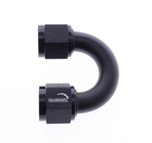 Picture of 180 degrees. AN fitting - AN10 - Female-Female - Black