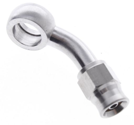 Picture of 45 ° banjo I.D. 11.2mm - thickness 8.2mm - Fits AN3 PTFE hose