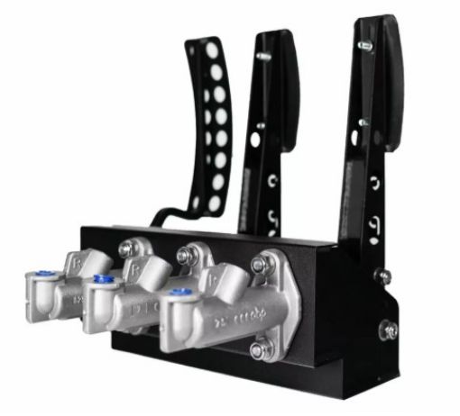 Picture of OBP Pedal Assembly Floor Mount-Brake Clutch & Throttle (Hydraulic Clutch)