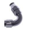 Picture of 120 degrees. PTFE AN fitting - AN-4 - Black - High Flow