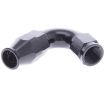 Picture of 120 degrees. PTFE AN fitting - AN-4 - Black - High Flow