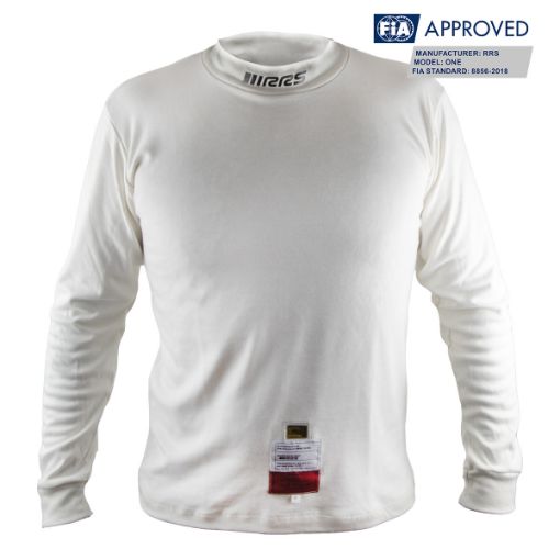 Picture of RRS ONE top - White - FIA 8856-2018 - M
