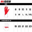 Picture of RRS GRIP 2 racing gloves - Black logo WHITE - FIA 8856-2018 - S