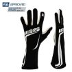 Picture of RRS GRIP 2 racing gloves - Black logo WHITE - FIA 8856-2018 - 2XL