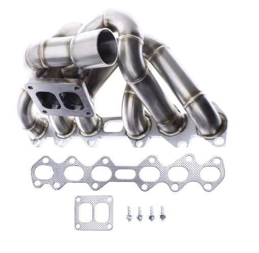 Picture of Toyota 2JZ-GTE turbo manifold - T4 split - 3mm. High Quality
