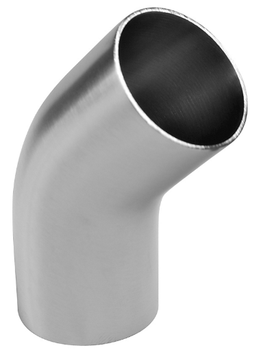 Picture of 4 "- 101.6mm. Stainless steel bend 45 degrees - 304