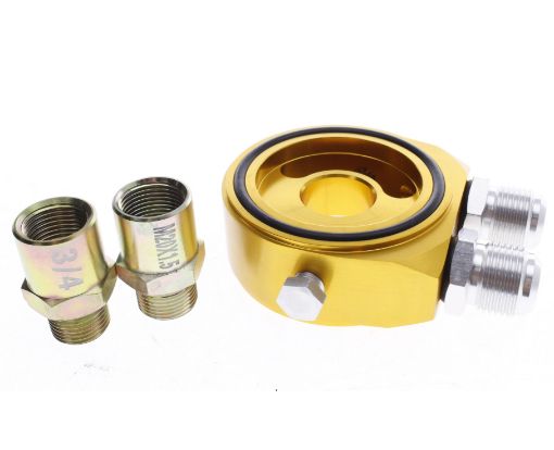 Picture of Oil cooler sandwich AN8 - GOLD