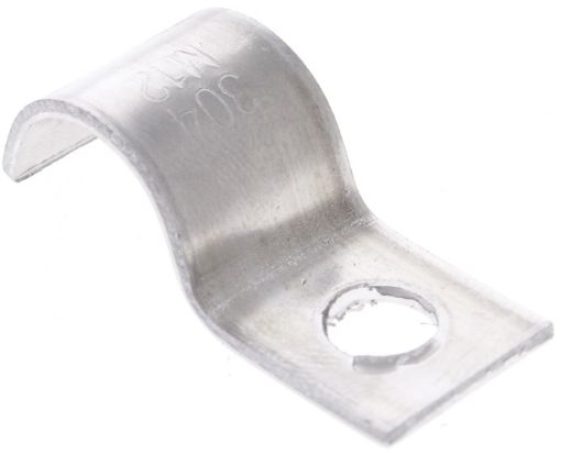 Picture of Single stainless steel P-clamp 12 mm