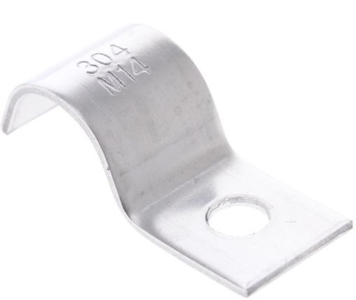 Picture of Single stainless steel P-clamp 14 mm
