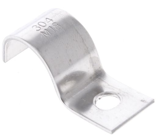 Picture of Single stainless steel P-clamp 18 mm