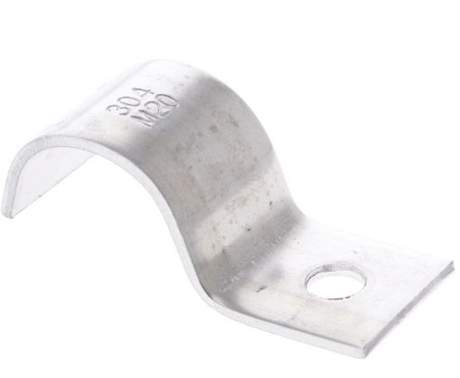 Picture of Single stainless steel P-clamp 20 mm