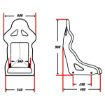 Picture of RRS COBRA leatherette FIA racing seat