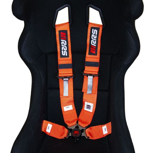 Picture of RRS FIA 4-Point Orange Harness