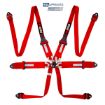 Picture of RRS FIA HANS® ONE 6-Point Red Harness