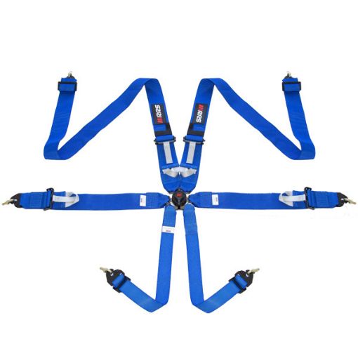 Picture of RRS FIA R6 2.9 Kg Blue Harness (6-Point)
