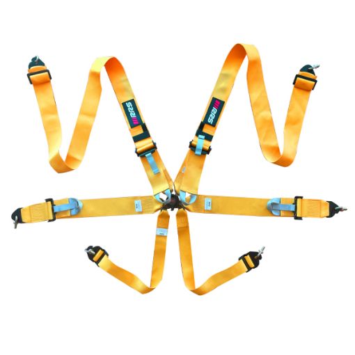 Picture of RRS FIA R6 2.9 Kg Yellow Harness (6-Point)