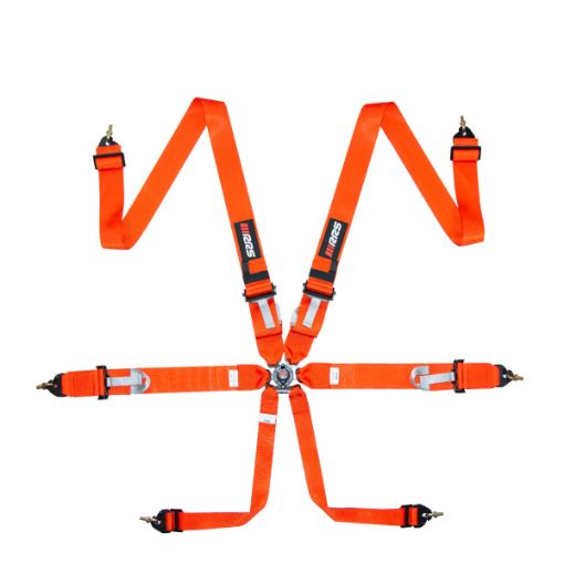 Picture of RRS FIA R6 Orange Harness