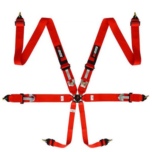 Picture of RRS FIA R6 2.9 Kg Red Harness (6-Point)