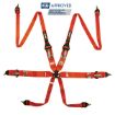Picture of RRS FIA 3" 2" R6 HANS® 2.8 Kg Orange Harness