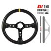 Picture of RRS CARBON LOOK Steering Wheel – F90 350 mm – Yellow