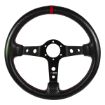 Picture of RRS CARBON LOOK Steering Wheel – F90 350 mm – Red