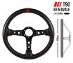 Picture of RRS CARBON LOOK Steering Wheel – F90 350 mm – Red