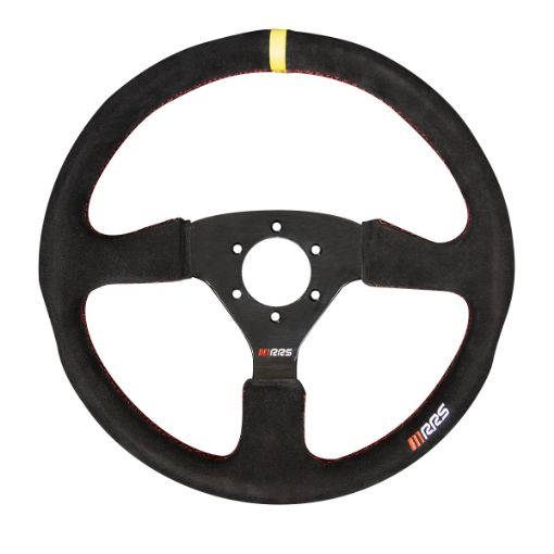 Picture of RRS VELOCE EVO Steering Wheel – Flat 350 mm – Black Suede