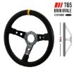 Picture of RRS MONTE CARLO Steering Wheel – F65 350 mm – Faux Leather – Black Spokes