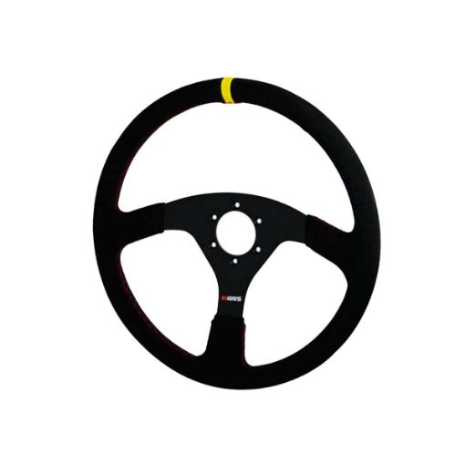 Picture of RRS VELOCE Steering Wheel – Flat 350 mm – Black Suede