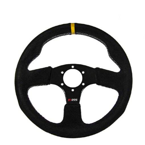 Picture of RRS APEX Steering Wheel – Flat 330 mm – Black Suede