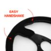 Picture of RRS APEX Steering Wheel – Flat 330 mm – Black Suede