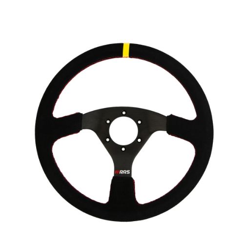 Picture of RRS TRAJECT Steering Wheel – Flat 330 mm – Black Suede