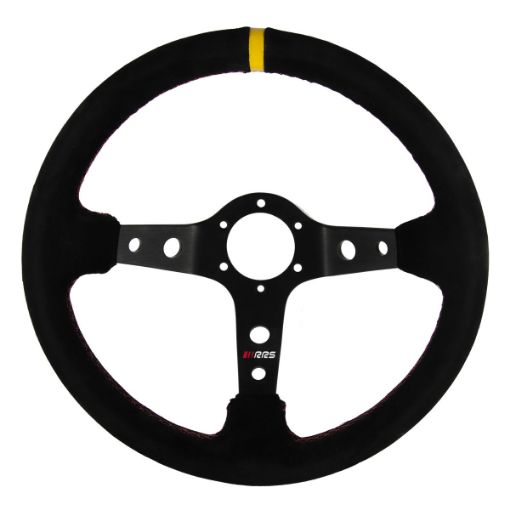 Picture of RRS RALLY Steering Wheel – F90 350 mm – Black Suede