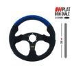 Picture of RRS RACER Steering Wheel – Flat 320 mm – Blue Suede