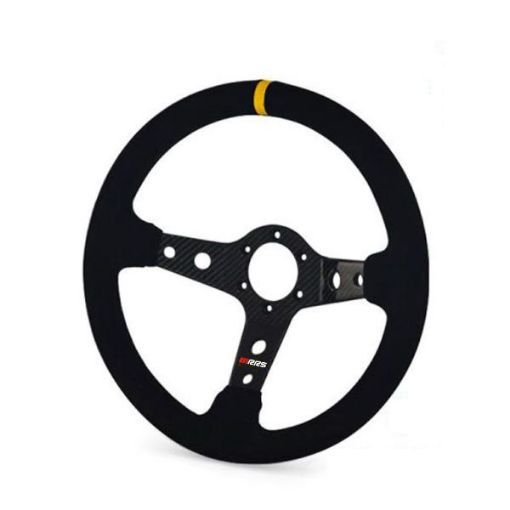 Picture of RRS CARBON Steering Wheel – Flat 350 mm – Black Suede
